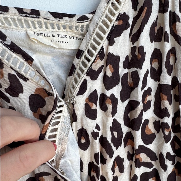 NWT Spell & the Gypsy bohdi jumpsuit leopard size XS - Picture 6 of 15